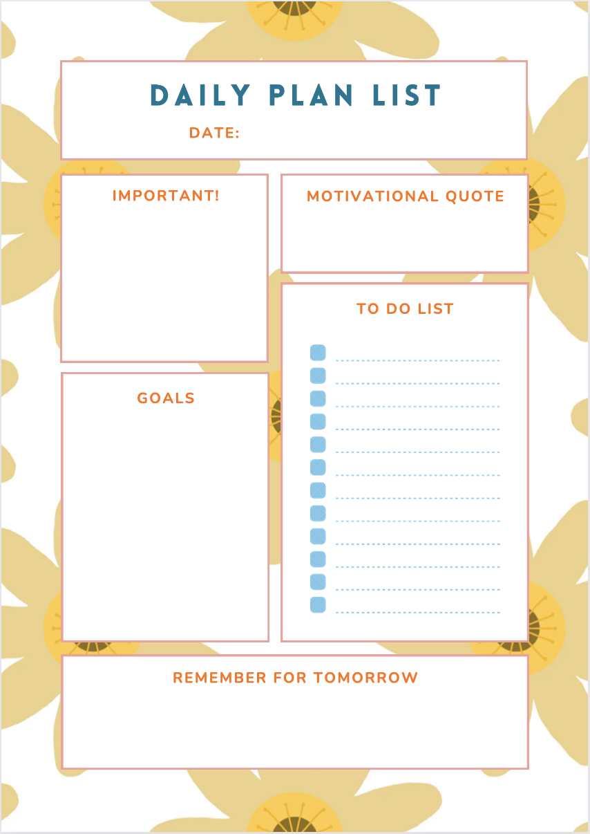 Teacher Printable Daily Planner 2
