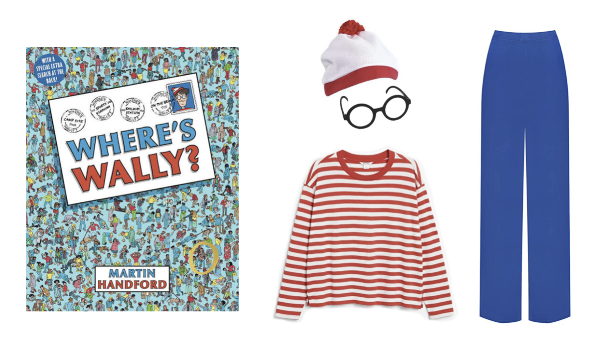 Easy Where's Wally teacher costume for world book day