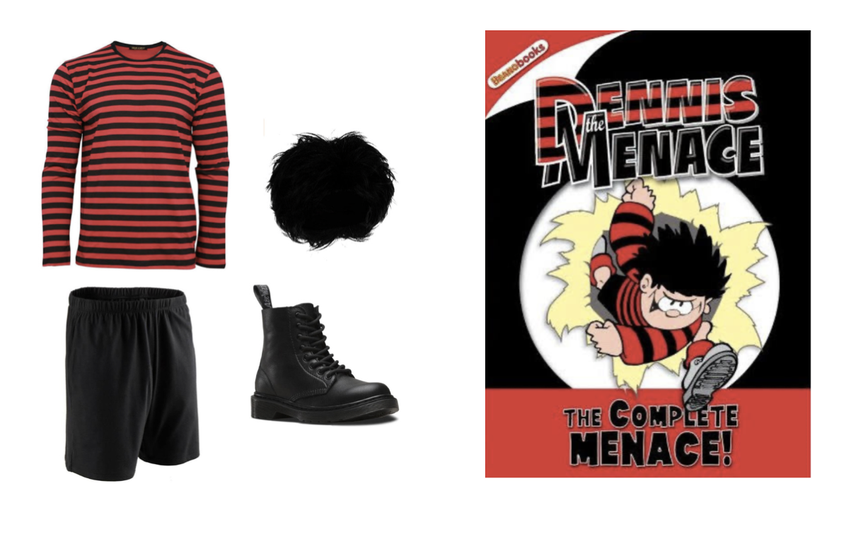 Easy Dennis the Menace costume for world book day